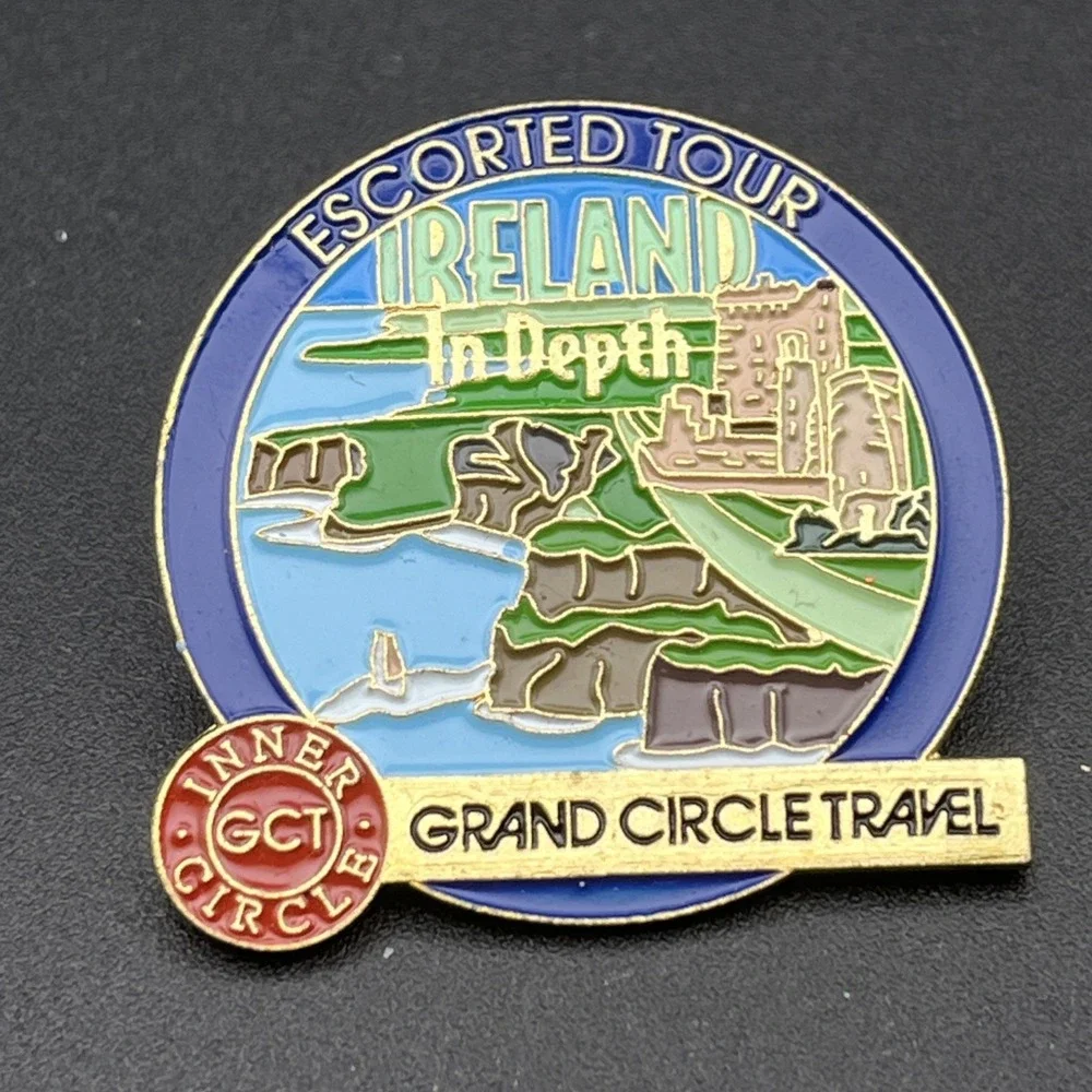 Ireland In Depth Escorted Tour Grand Circle Travel Lapel Hat‎ Pin